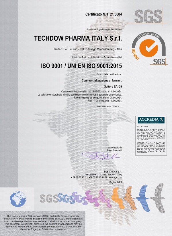 Certificazione  ISO 9001